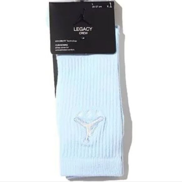 Jordan Legacy X J Balvin Crew Sock- Blue - Picture 4 of 10